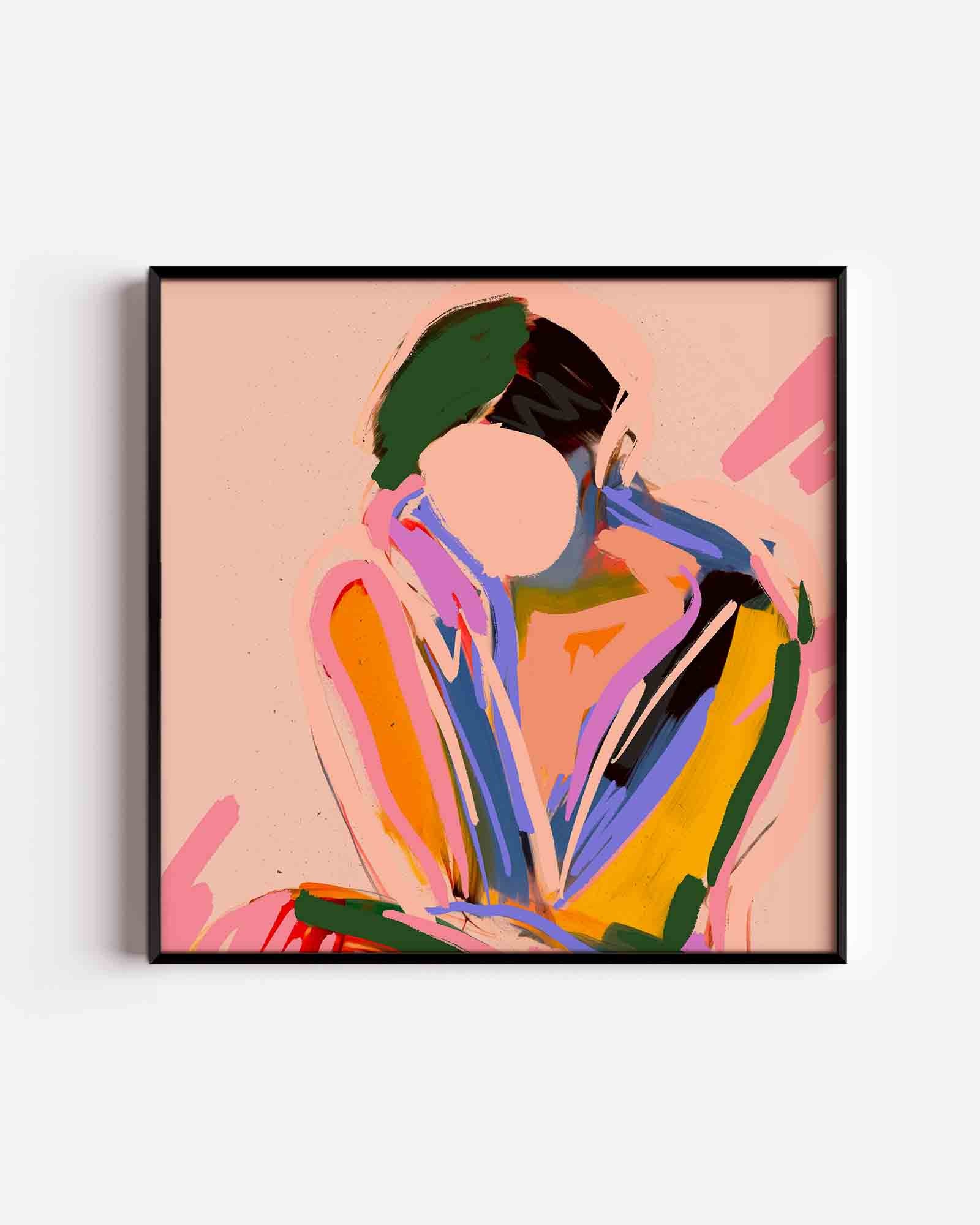 Abstracte figuur Poster