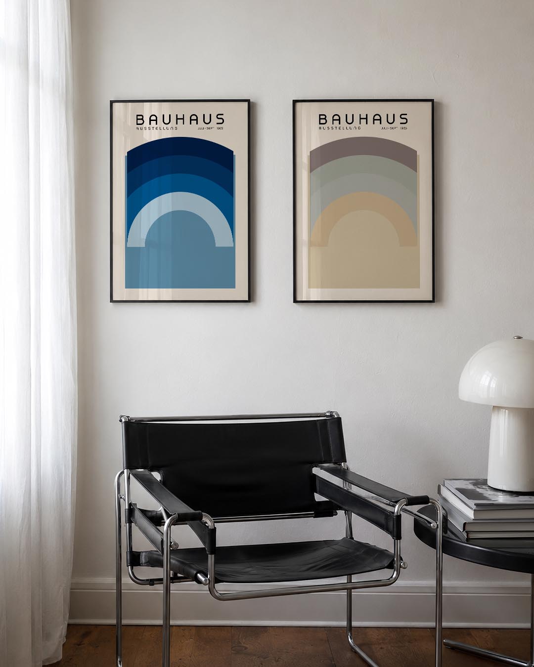Kleurvlakken boog Posterset