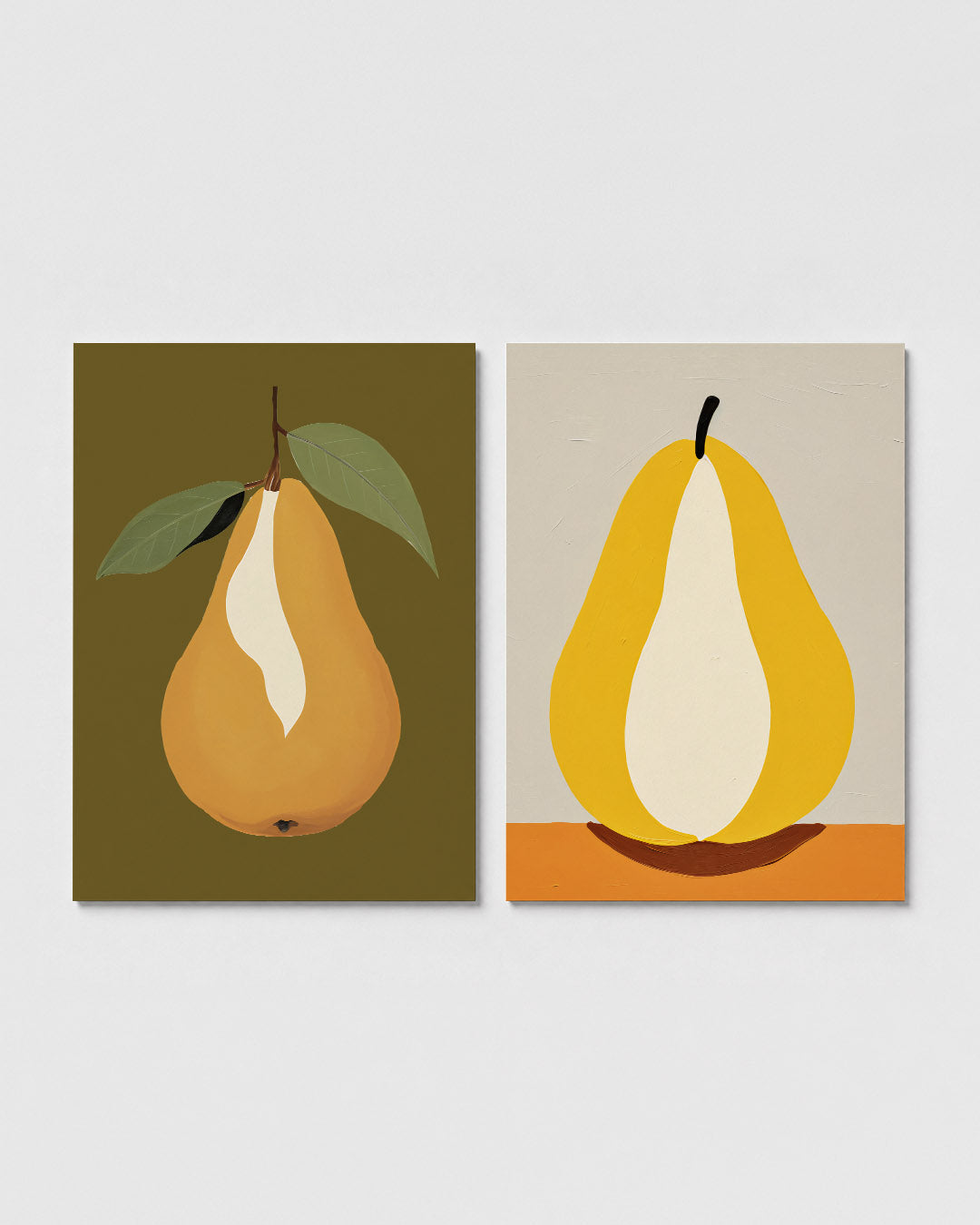 Vruchten en bladeren Posterset