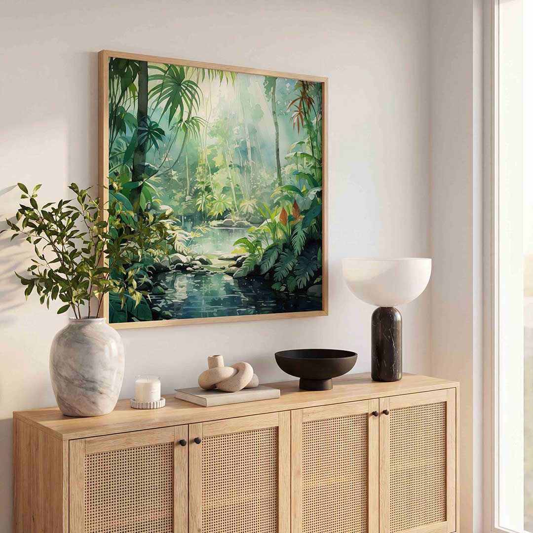 Tropisch bos Poster