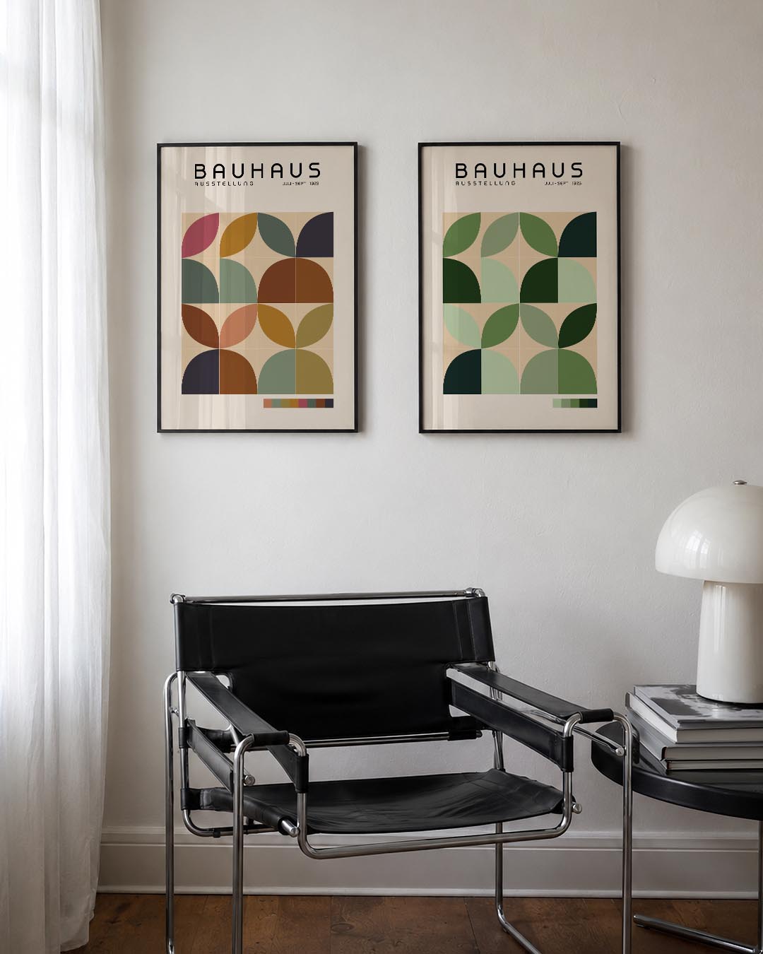 Vormenspel en kleur Posterset
