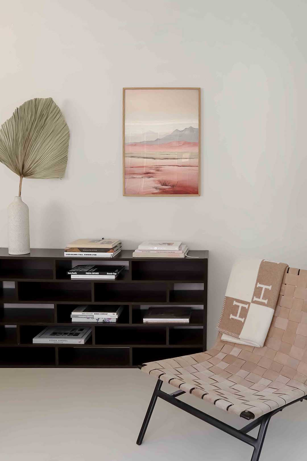 Landschap met bergen Poster