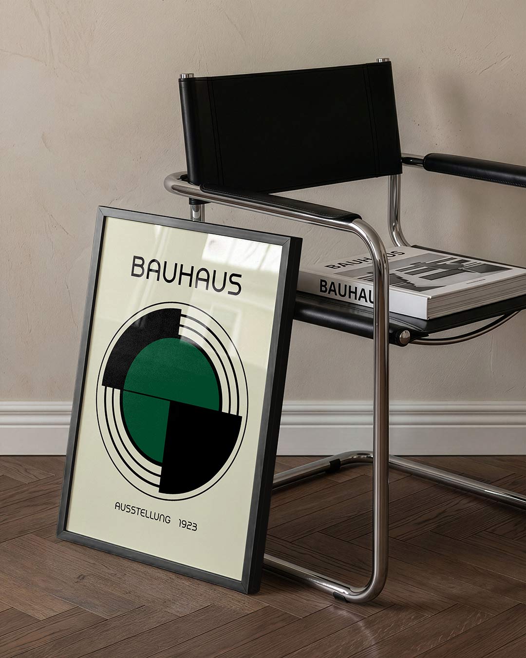 Cirkel en lijnen Poster