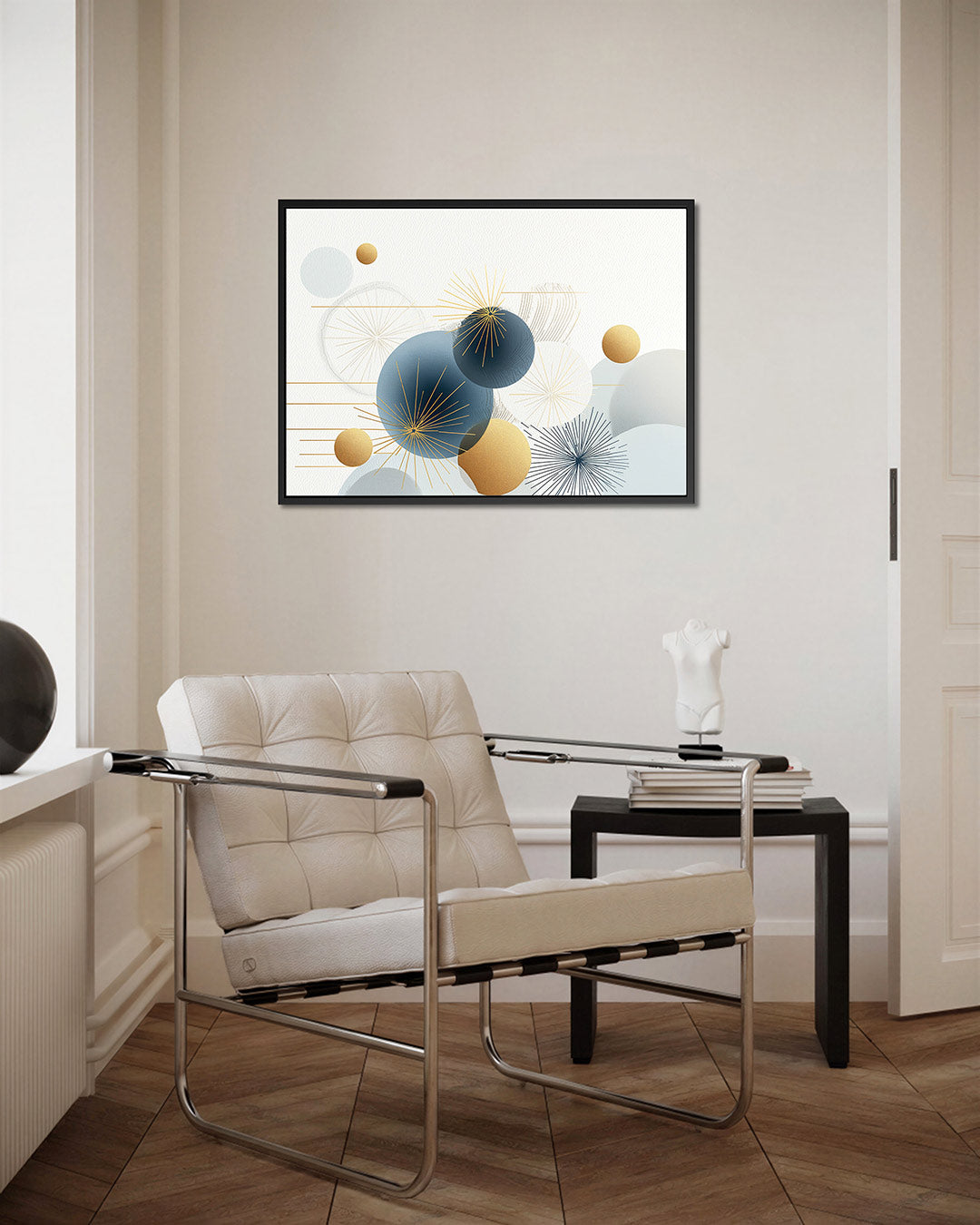 Geometrische cirkelcompositie Kunstwerk