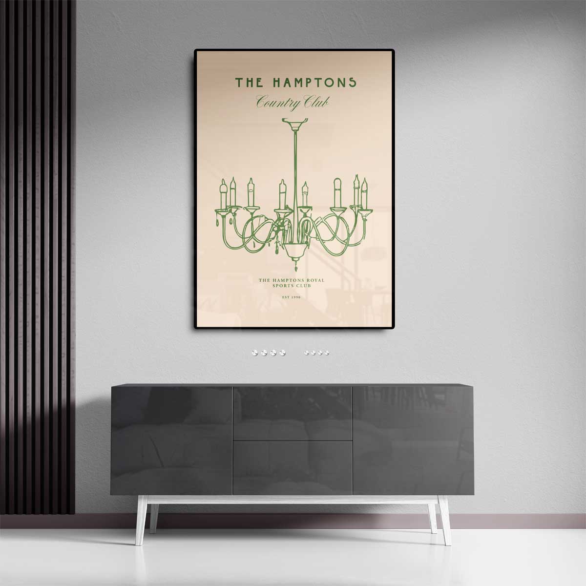 Elegante Kroonluchter Illustratie Kunstwerk-canvas-dibond-plexiglas-wanddecoratie-WallArtistic