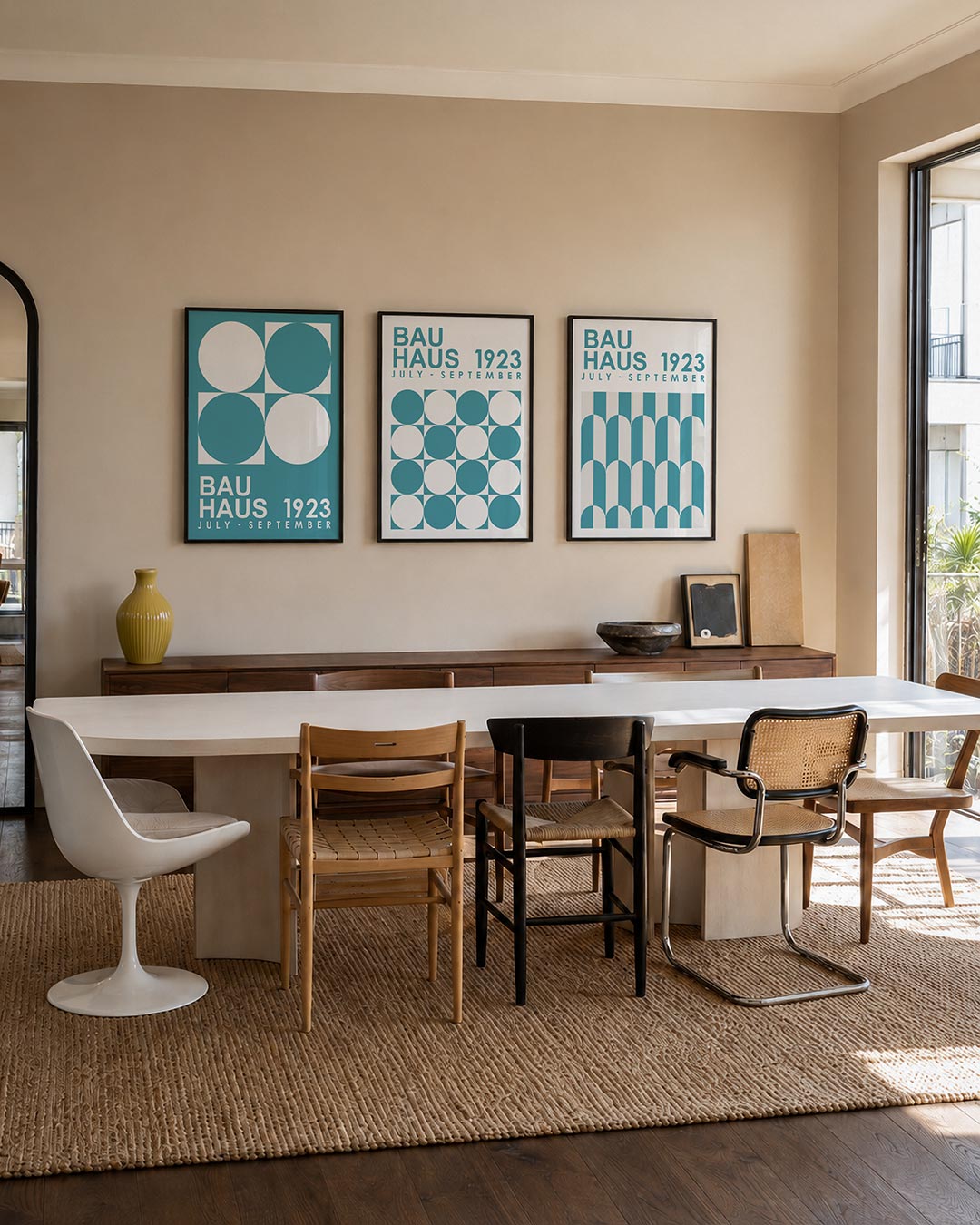 Cirkel en vierkant Posterset