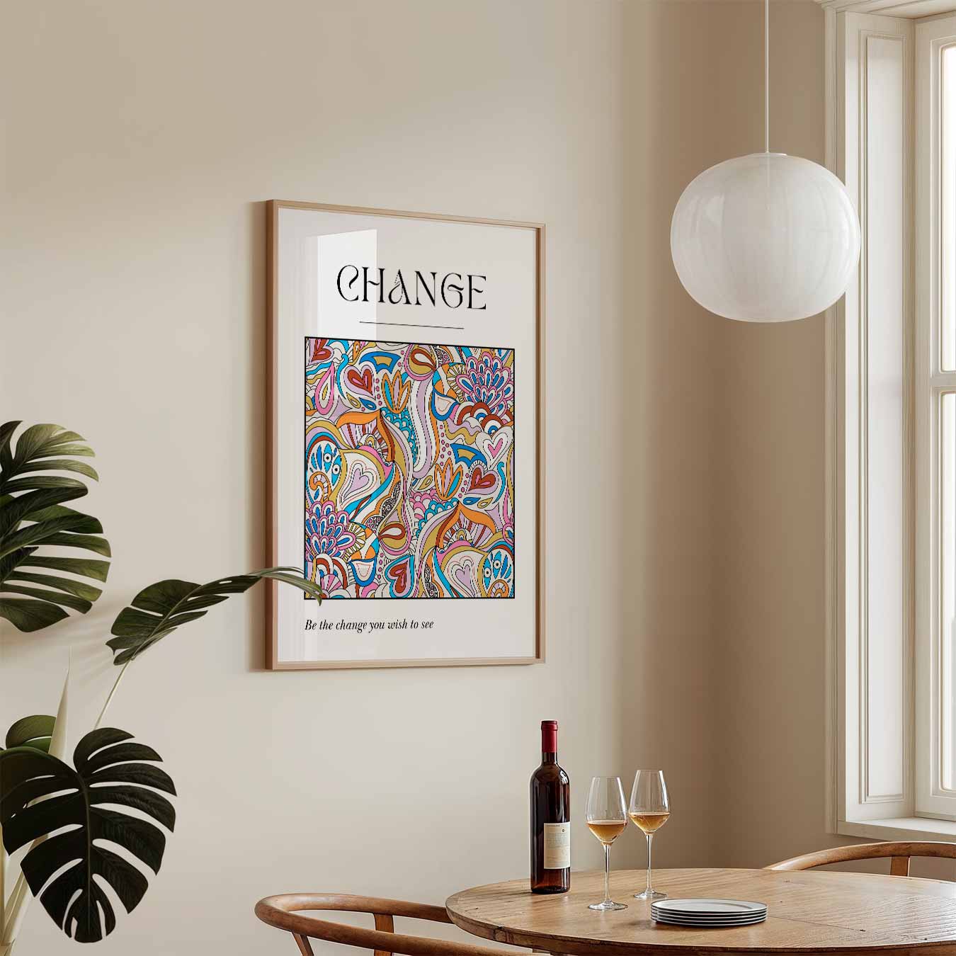 Change Inspiratieposter-WallArtistic