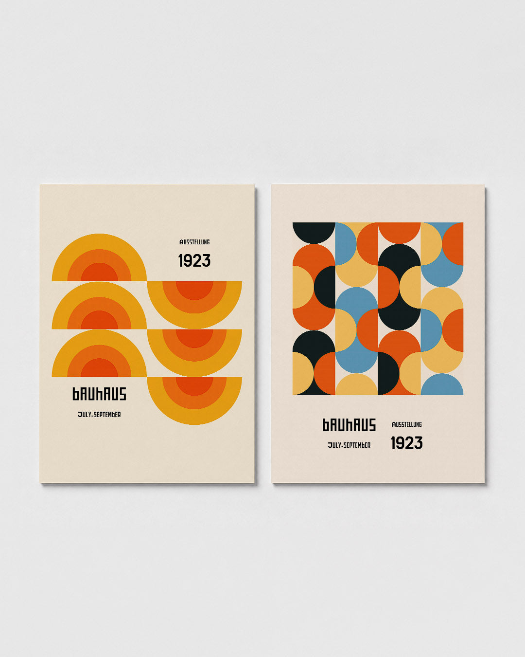 Halve cirkel harmonie Posterset