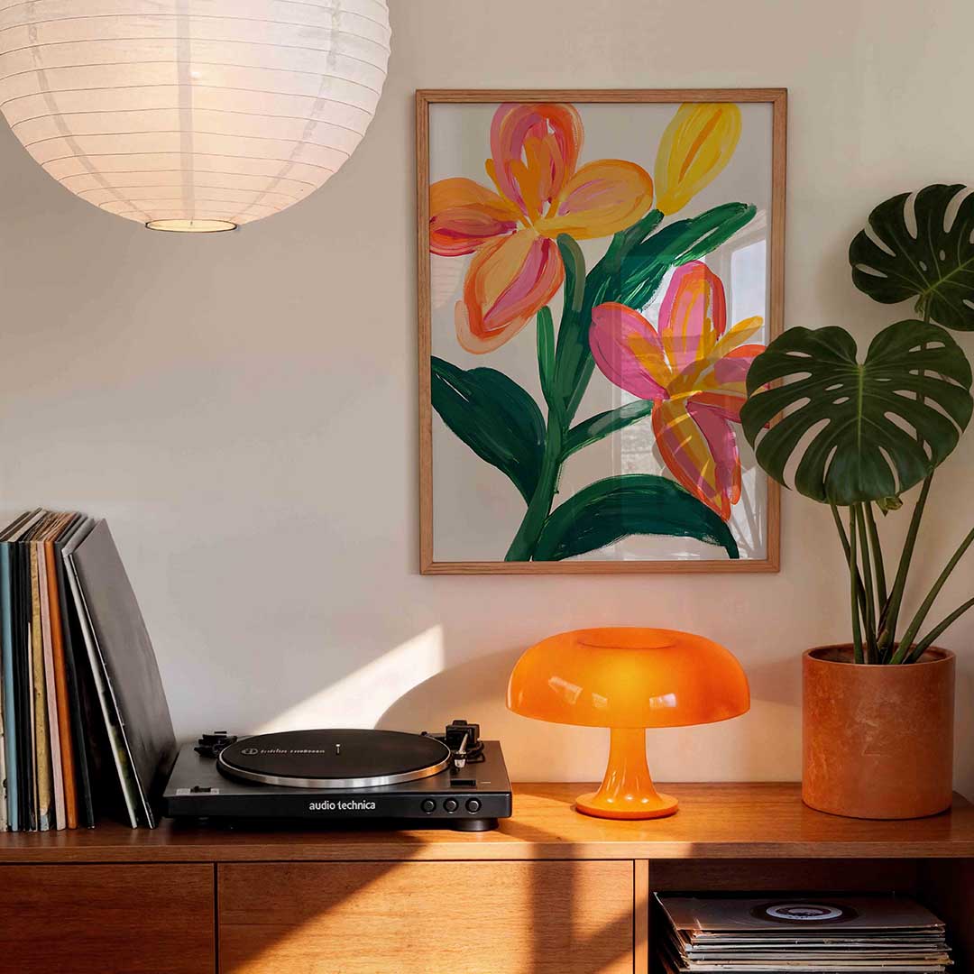 Bloemen in felle kleuren Poster