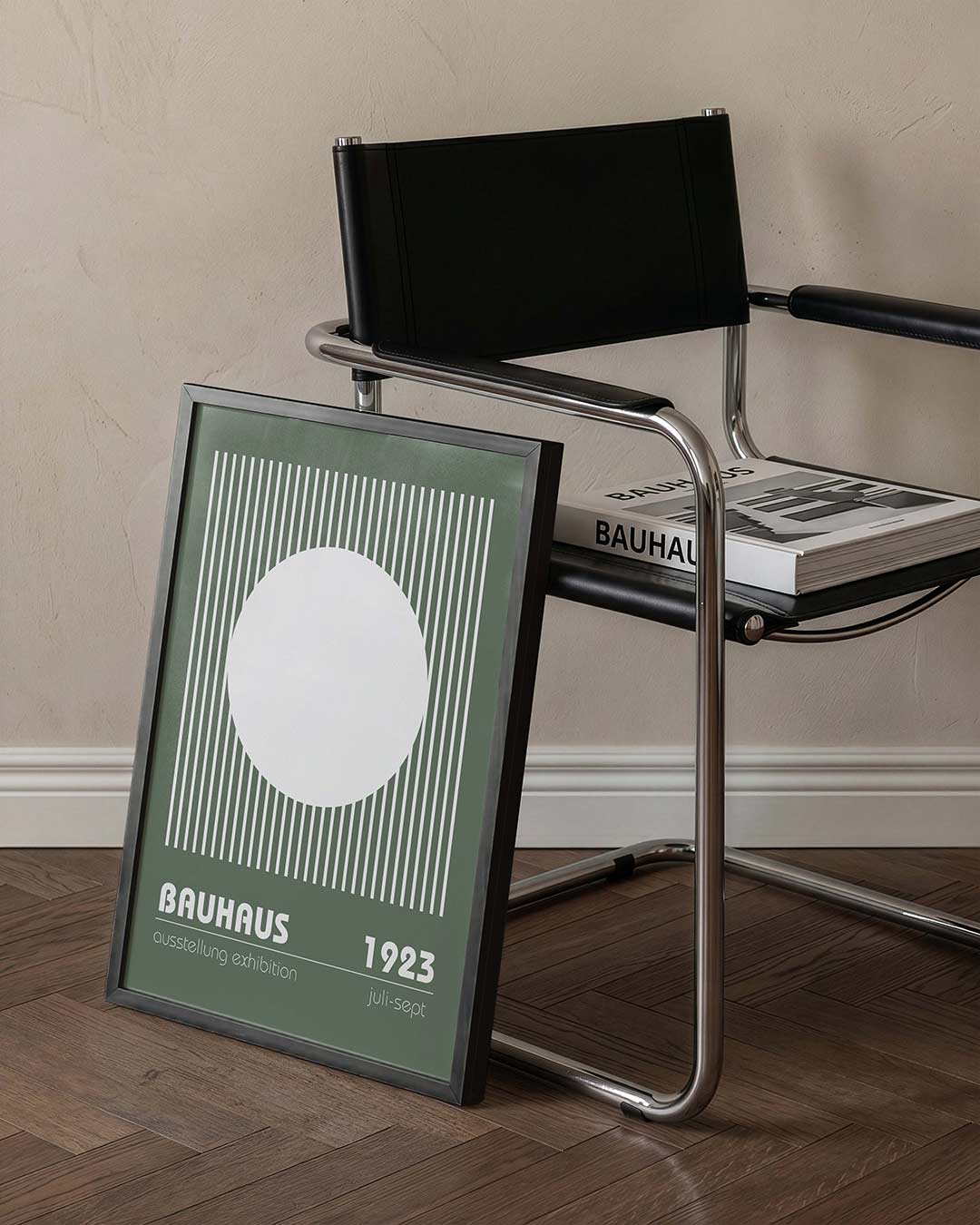 Cirkel en lijnen Poster
