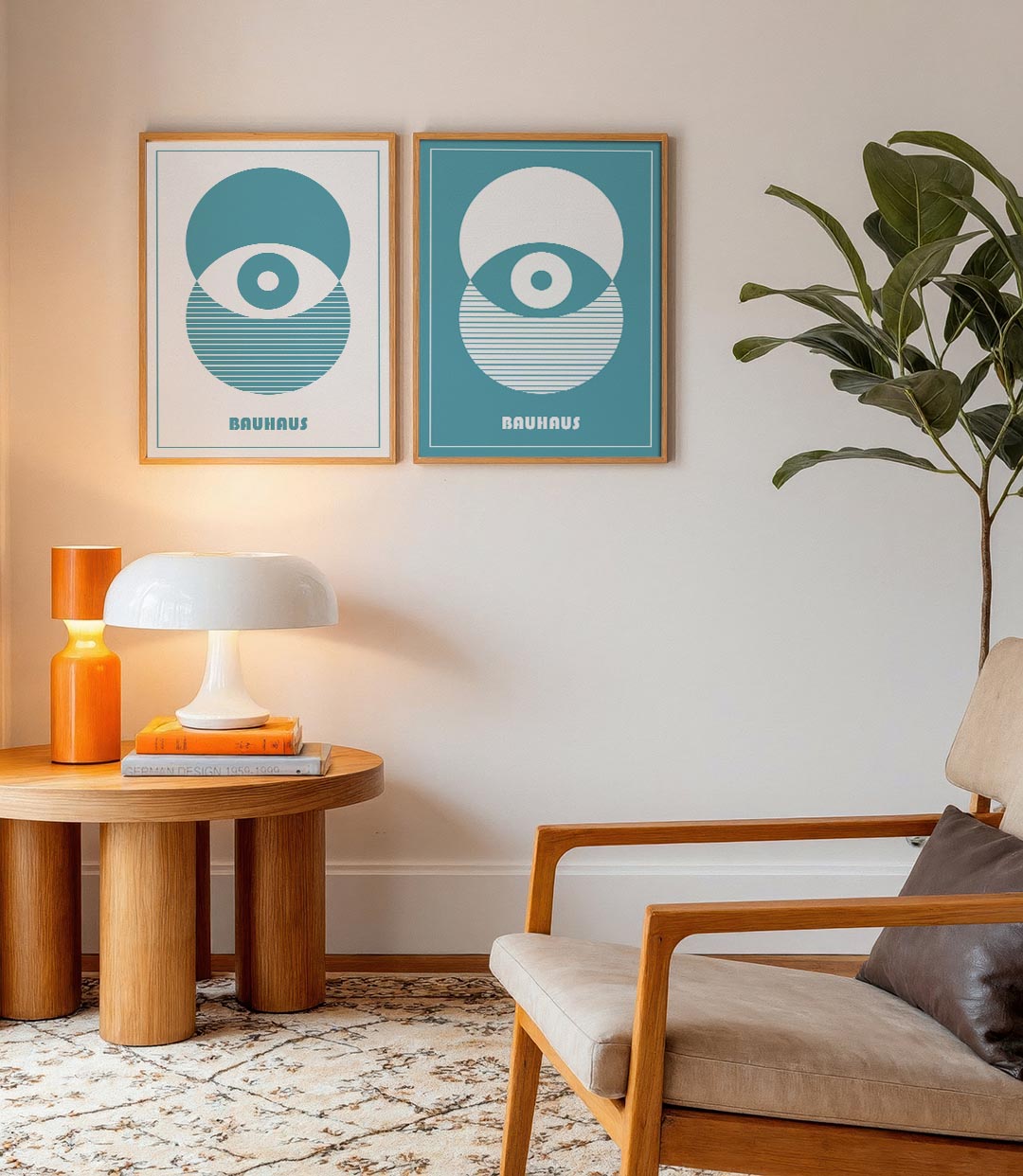 Cirkel en lijnen Posterset