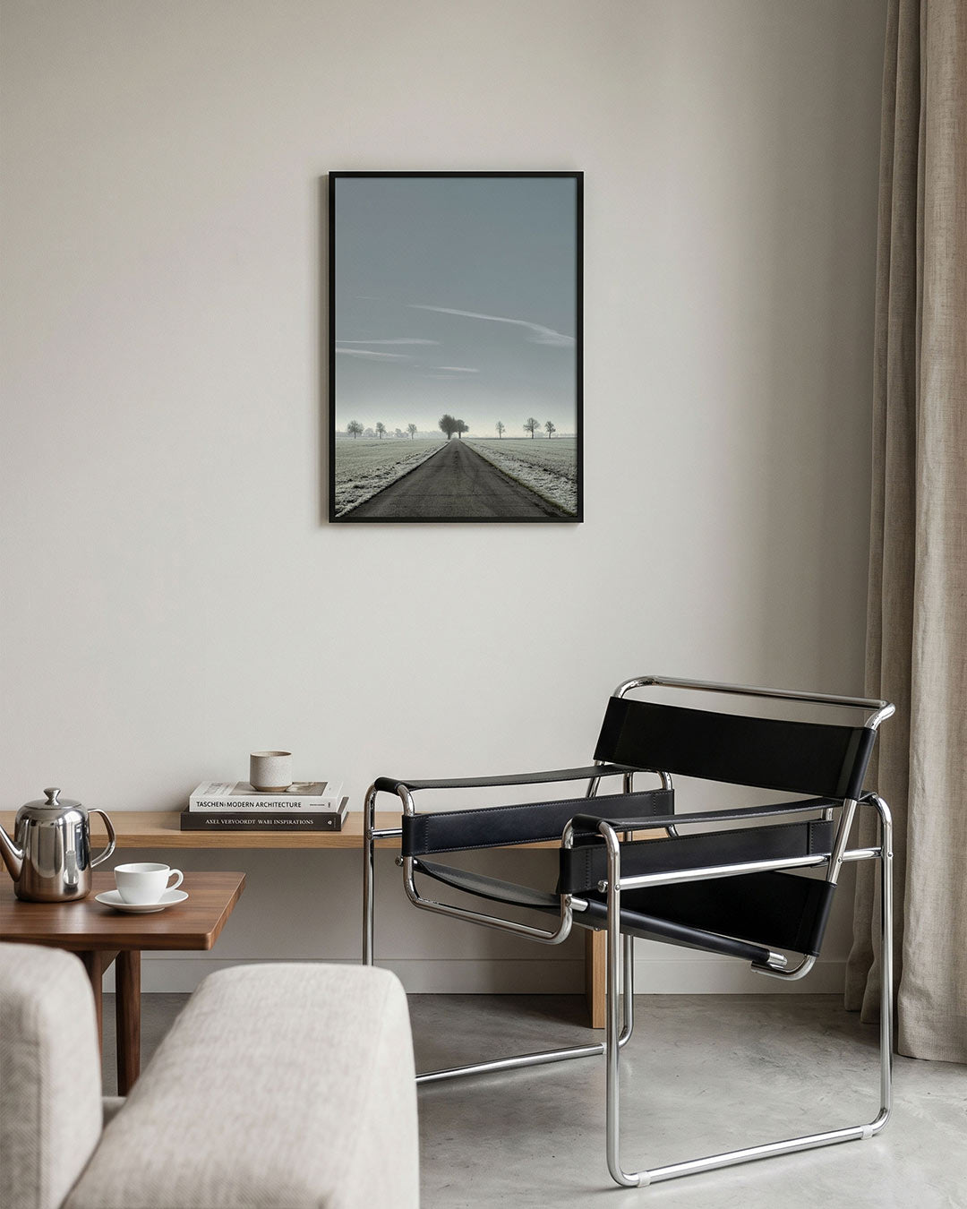 Rustige weglandschap Poster