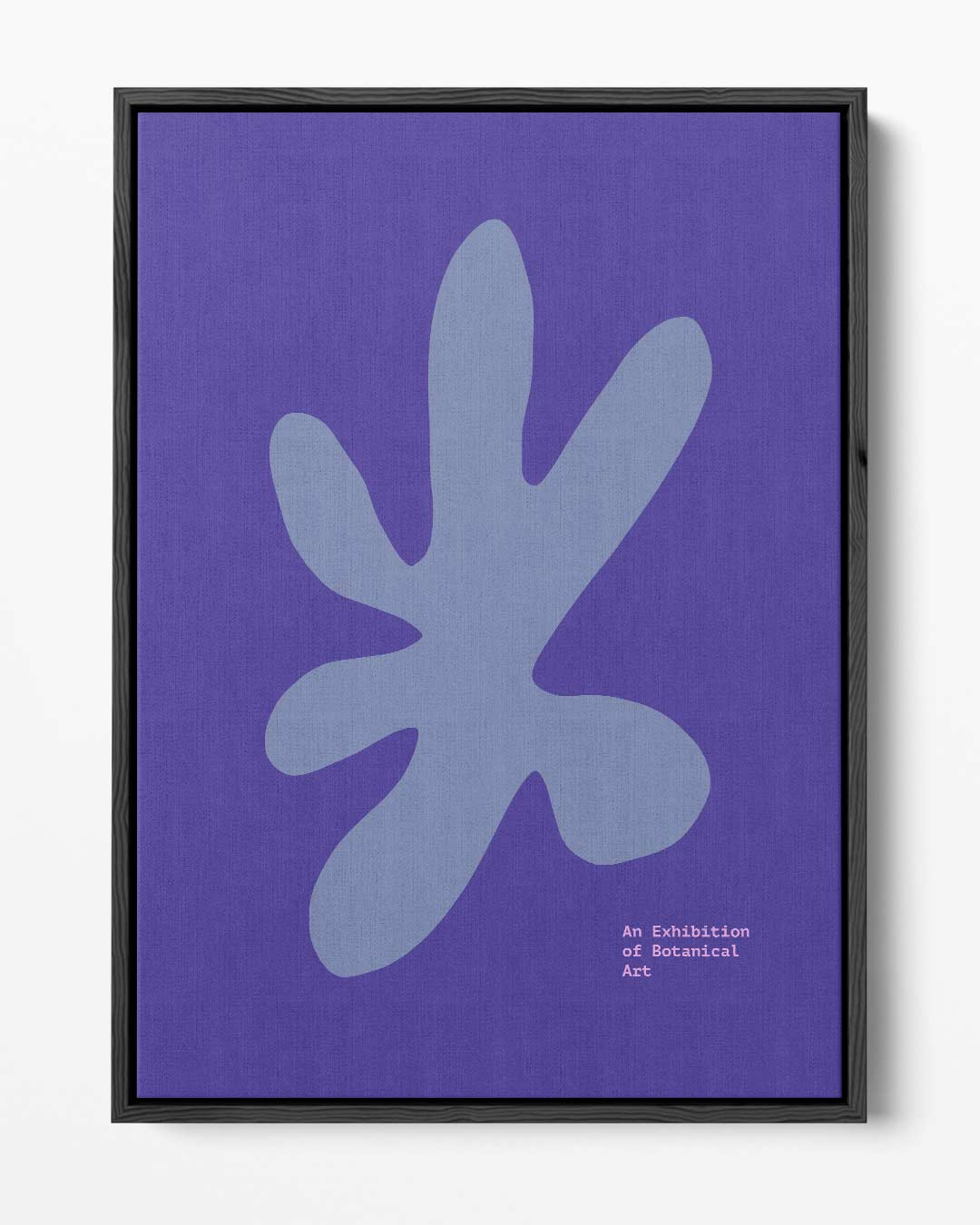 Botanisch Blauw Kunstwerk-canvas-dibond-plexiglas-wanddecoratie-WallArtistic