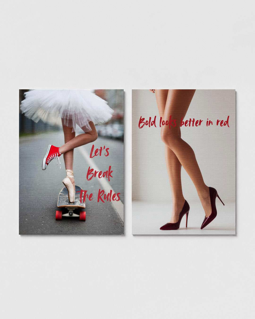Contrasterende beweging Posterset