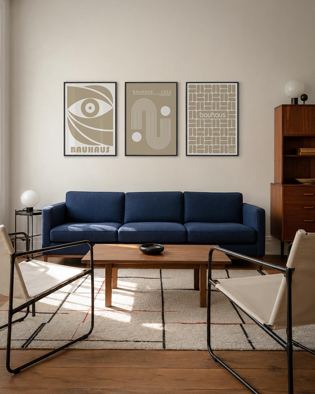 Oogvorm en lijnen Posterset