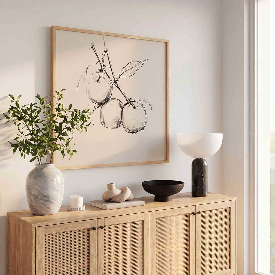 Appel schets Poster