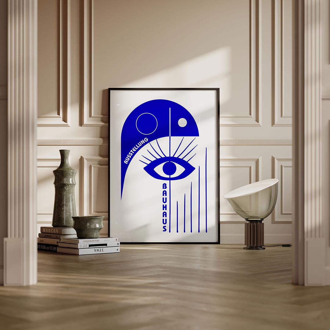 Oog en lijnen Poster