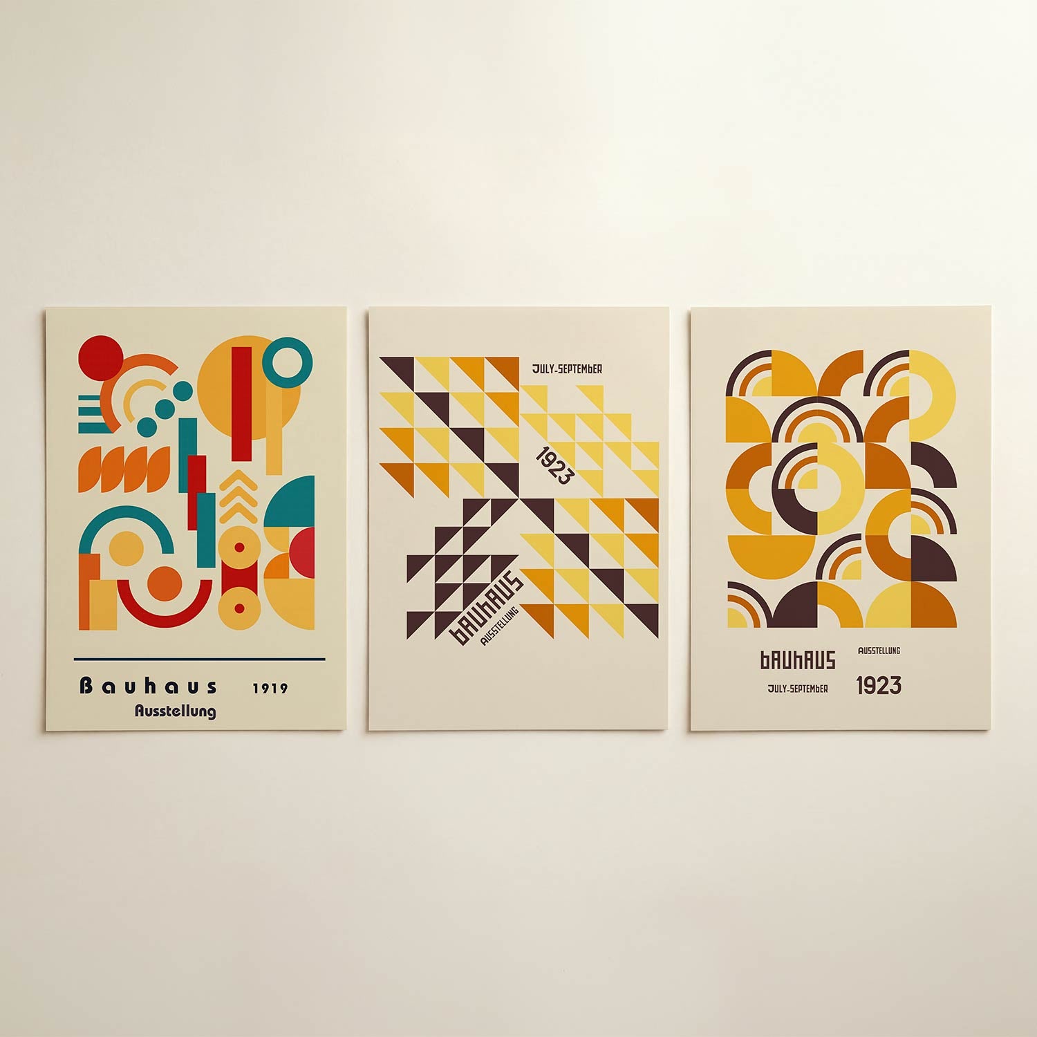 Vormen en vlakkenspel Posterset