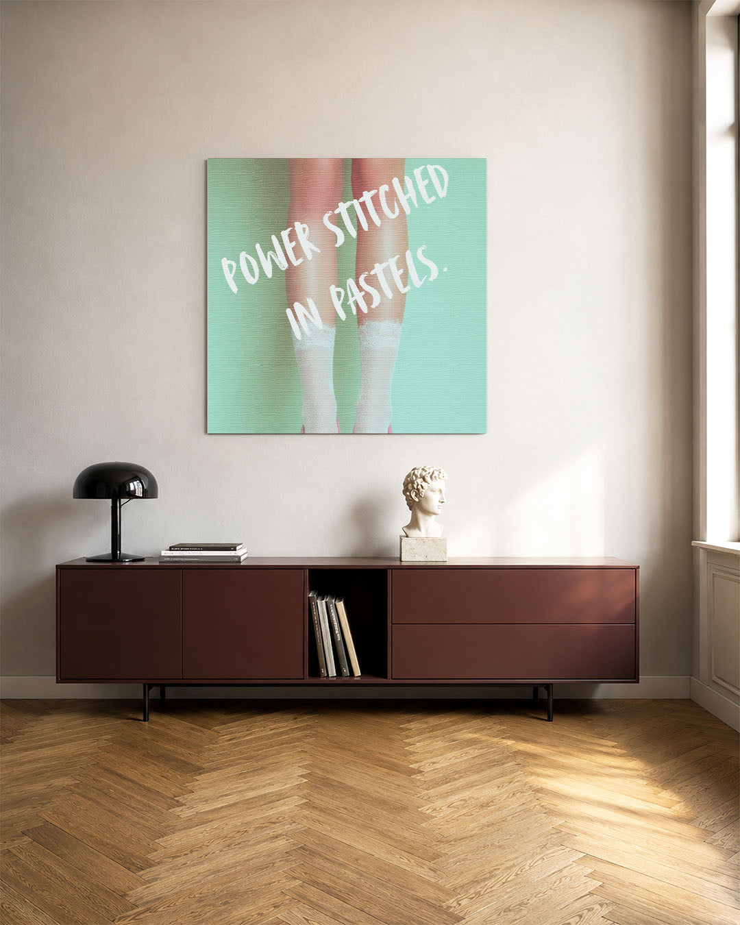 Pastel elegantie Kunstwerk