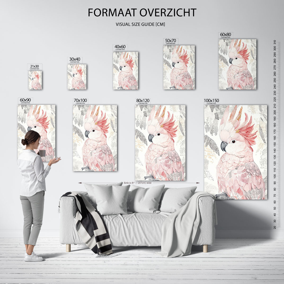 Roze kaketoe Poster