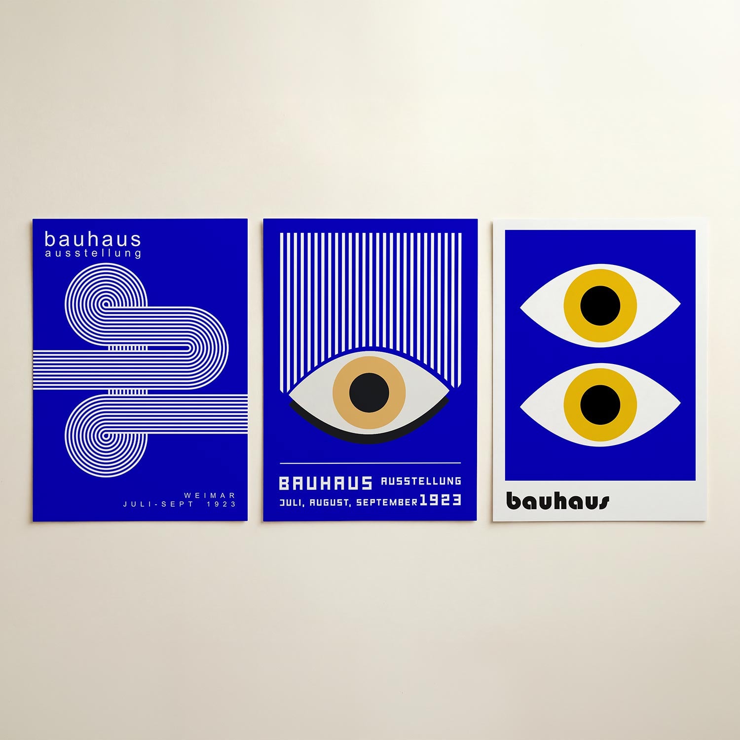 Lijnen en cirkelpatronen Posterset