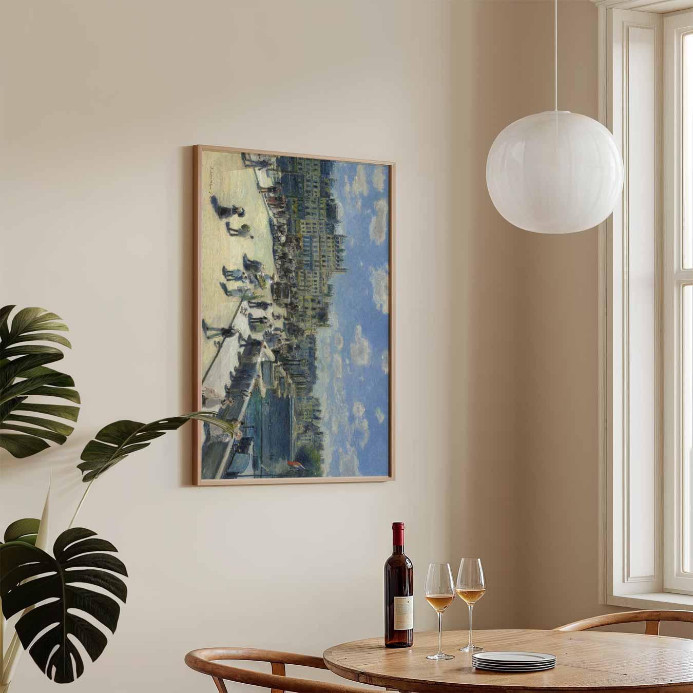 Impressionistische Stadsgezicht Poster-WallArtistic