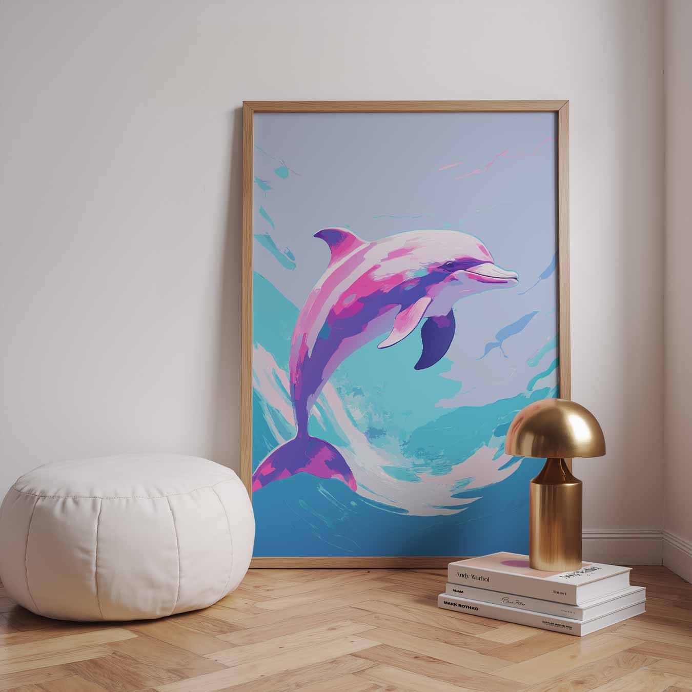 Dromerige Dolfijnen Poster-WallArtistic