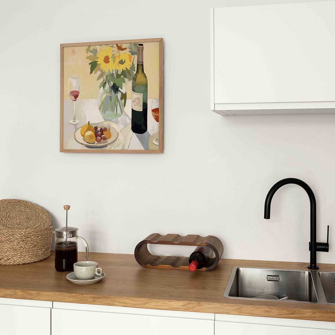 Stilleven met zonnebloemen Poster