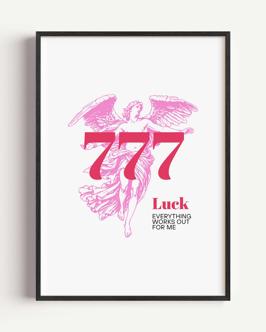 Geluksengel 777 Poster-WallArtistic
