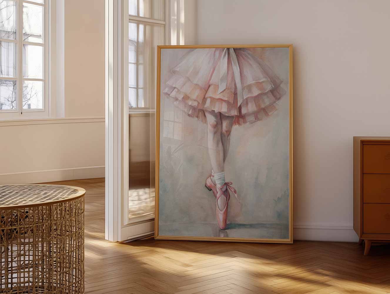 Elegante Balletschoonheid Poster-WallArtistic