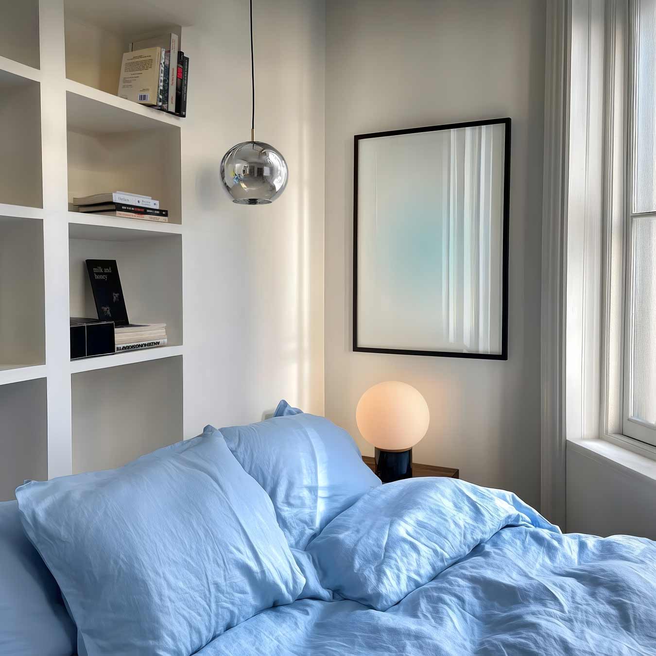 Dreamy Blue Vibes Poster-WallArtistic