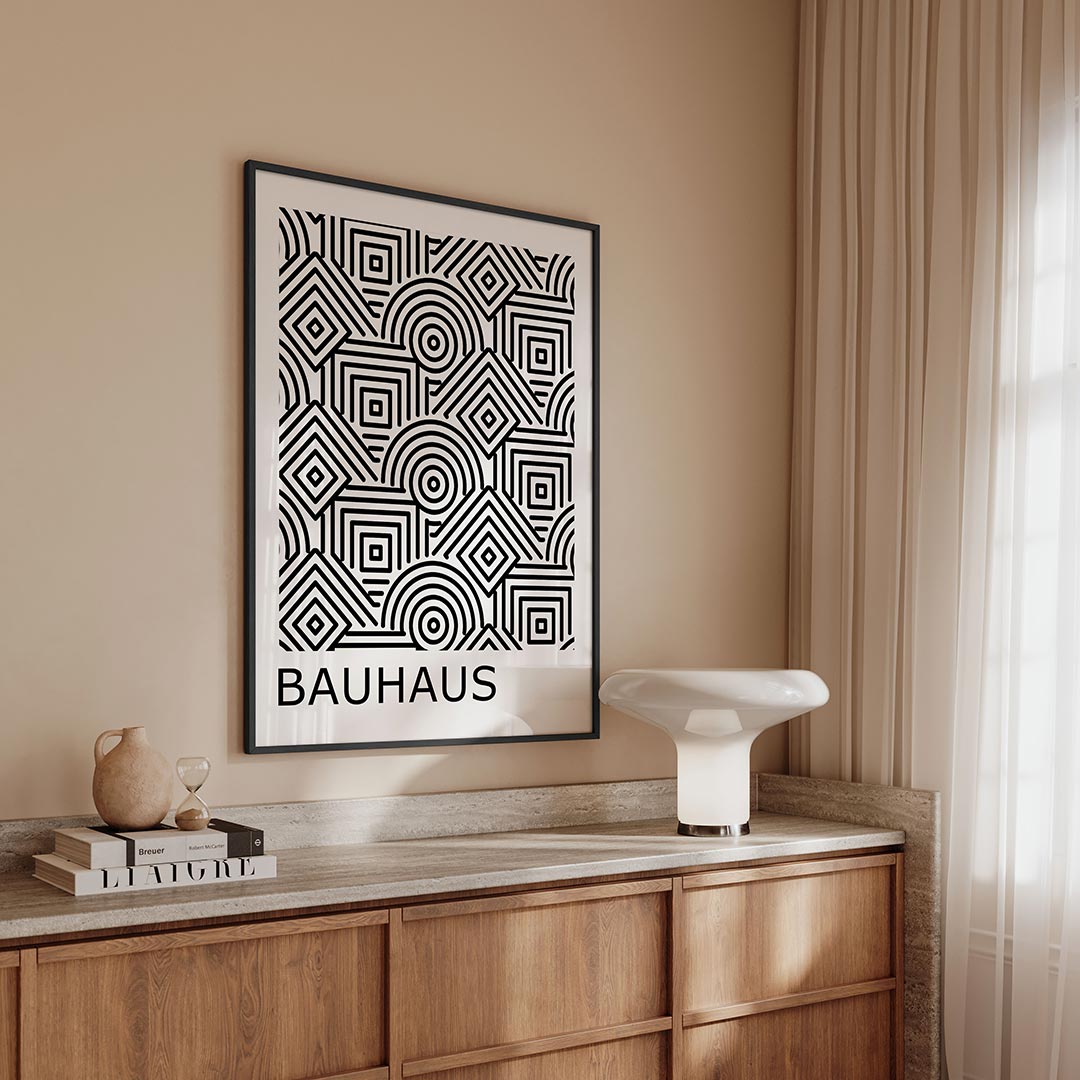 Lijnen en patronen Poster