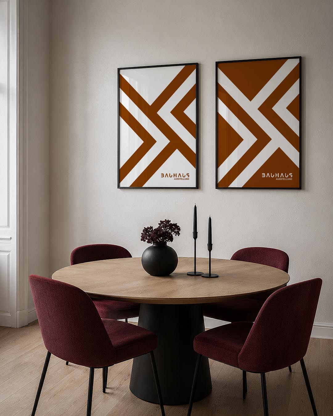 Lijnenspel en vlakken Postersets