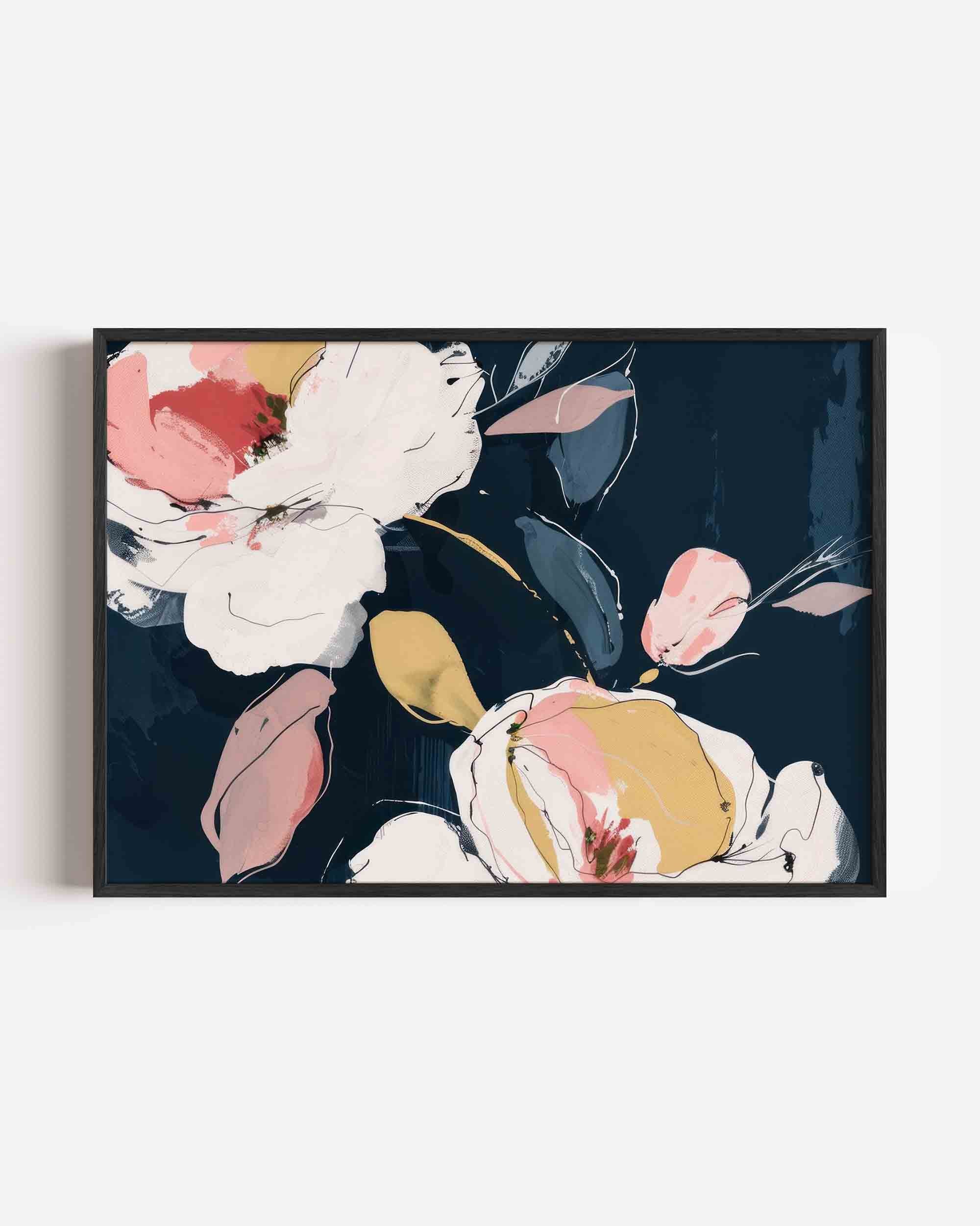Bloemen en bladeren Poster