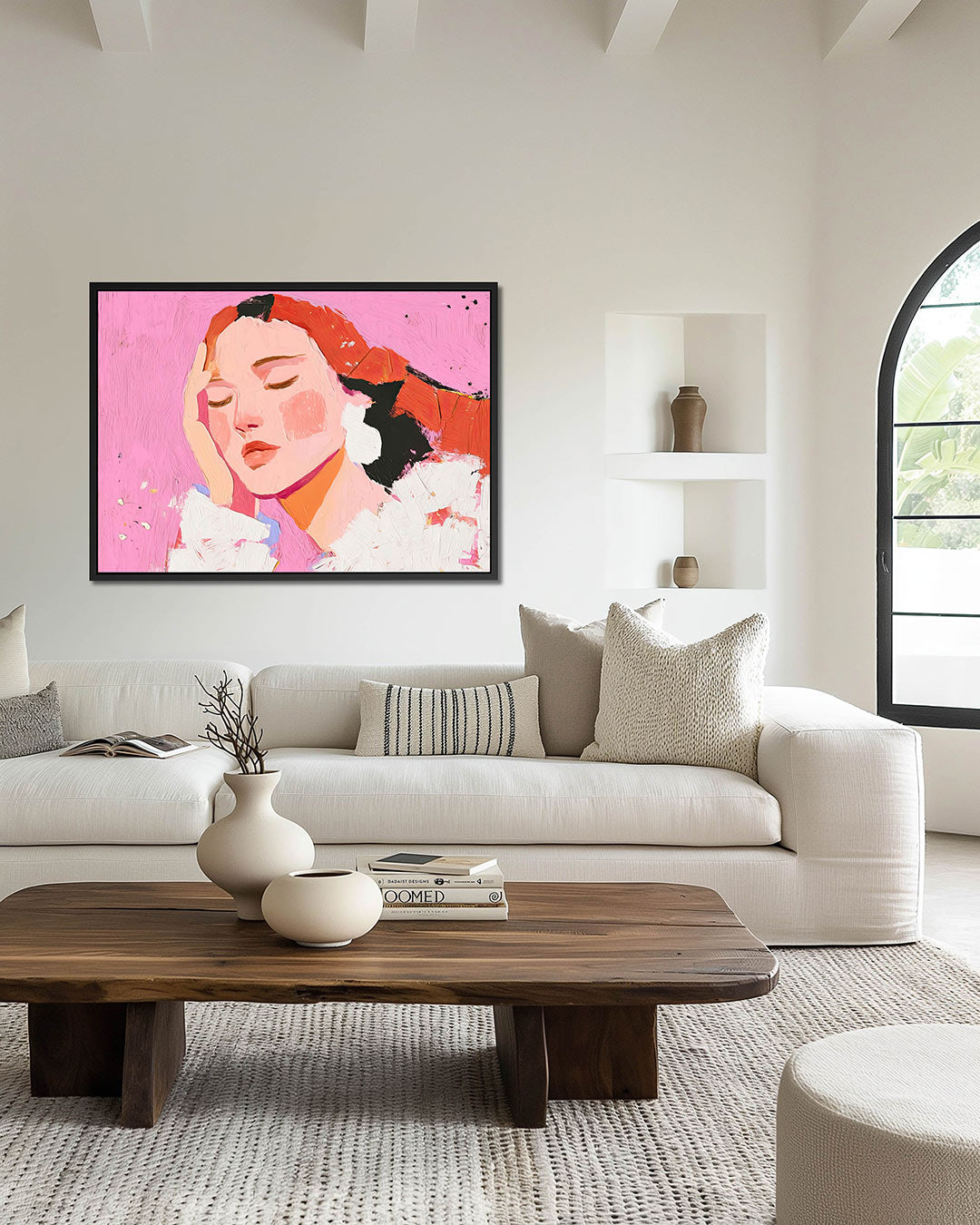 Dromerige portret Kunstwerk