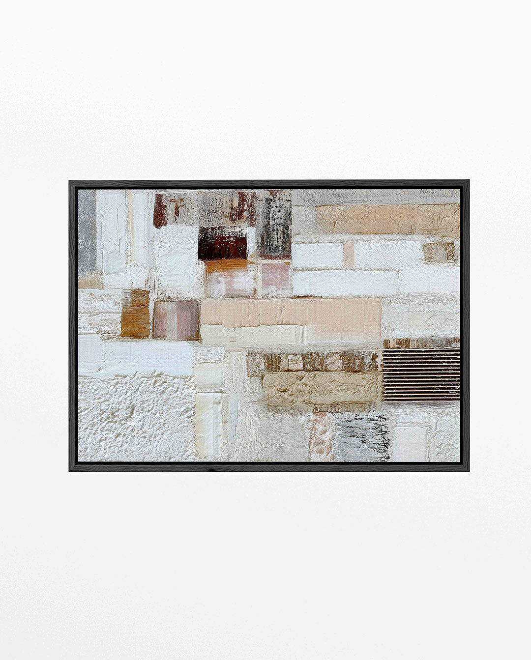 Gelaagde textuur compositie Kunstwerk
