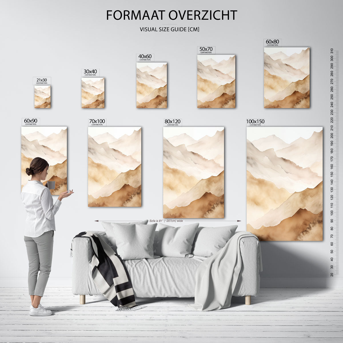 Berglandschap Poster