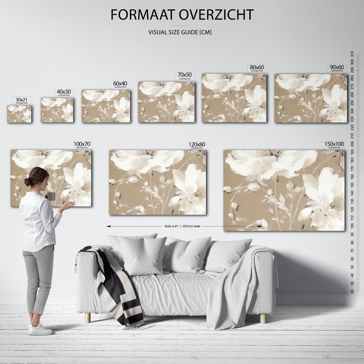 Bloemen en knoppen Poster