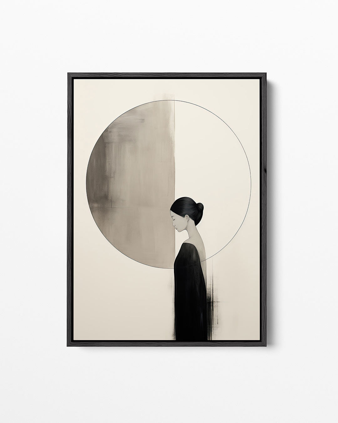 Vrouwensilhouet Kunstwerk