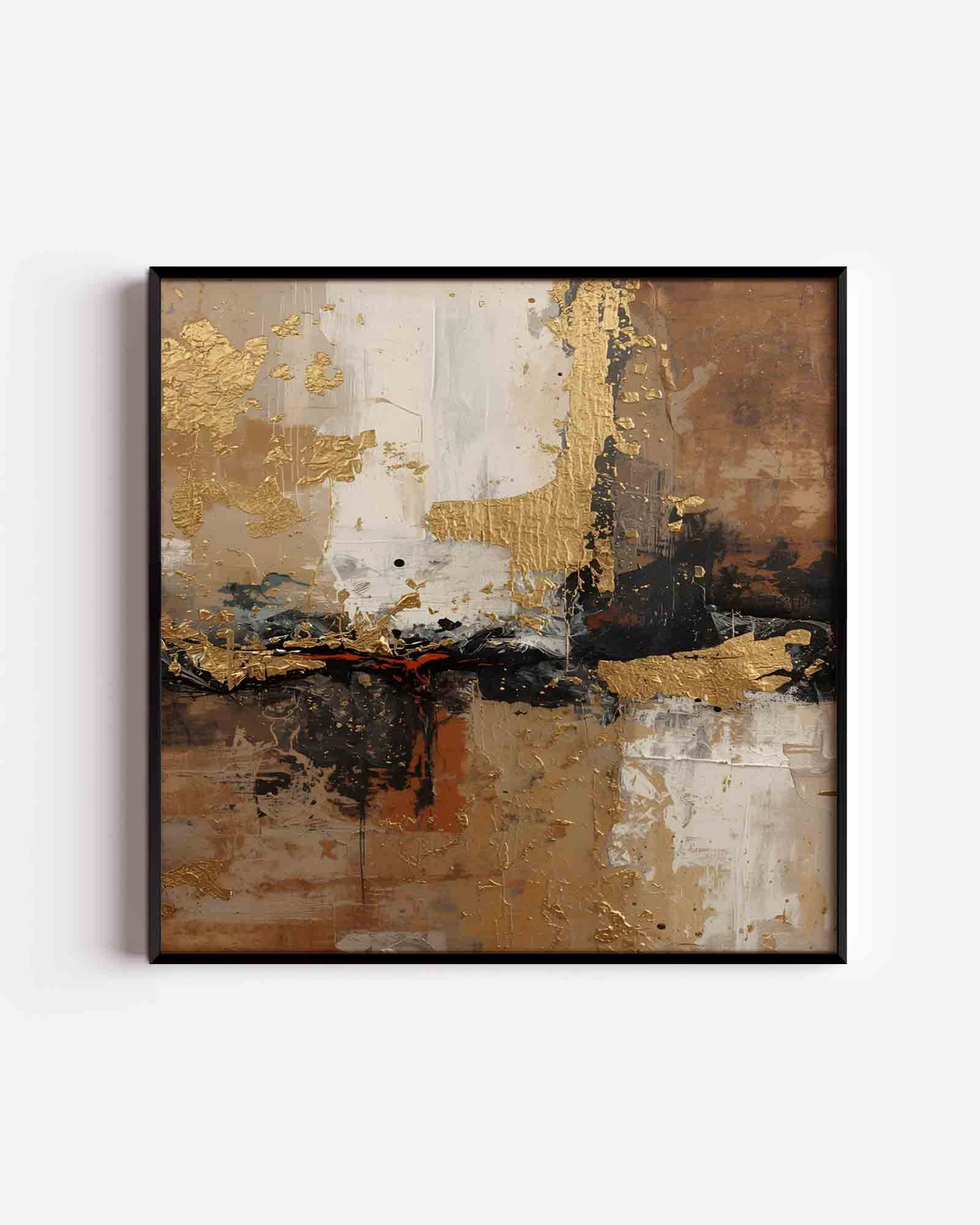 Gelaagde abstracte textuur Poster