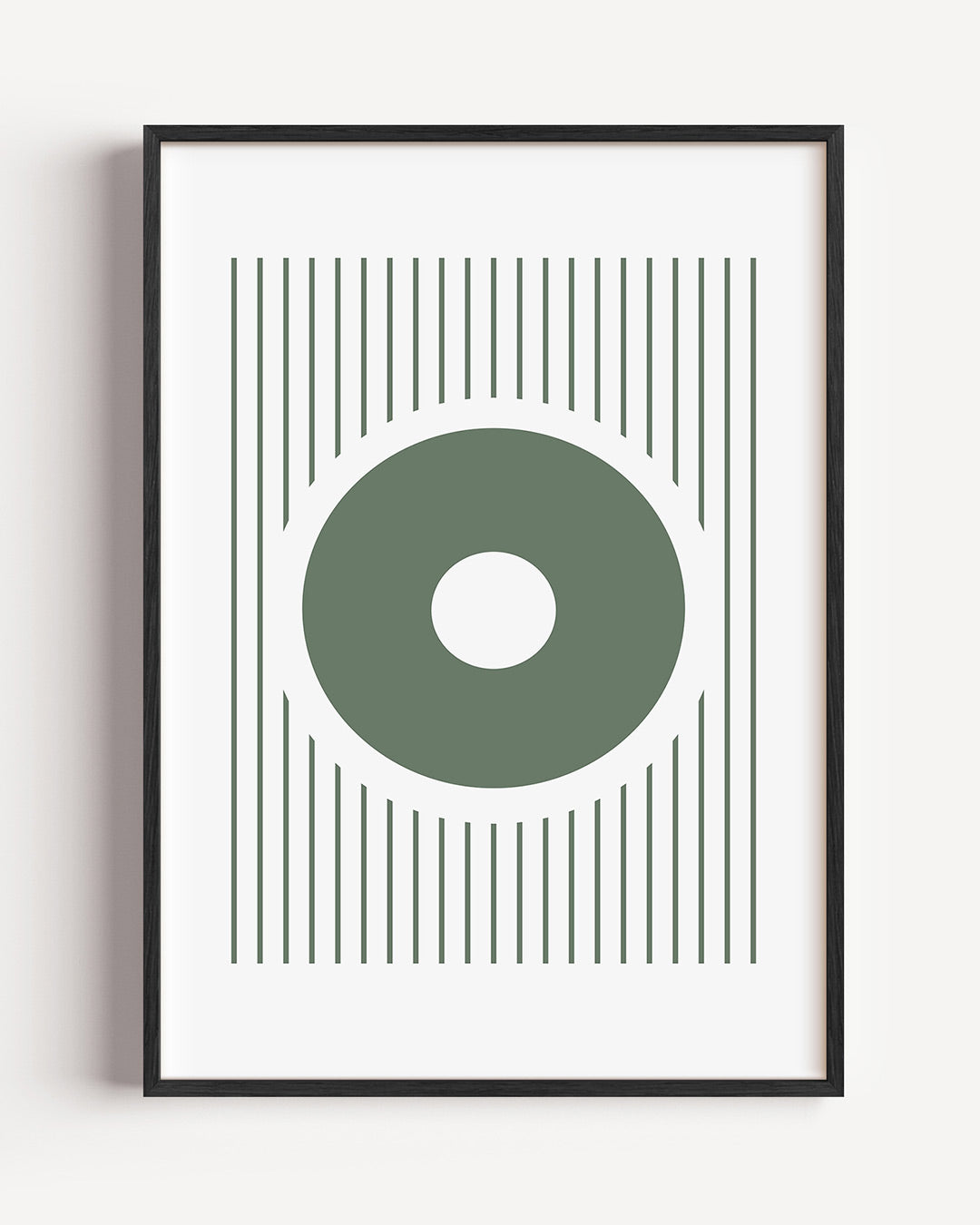 Cirkel en lijnen Poster