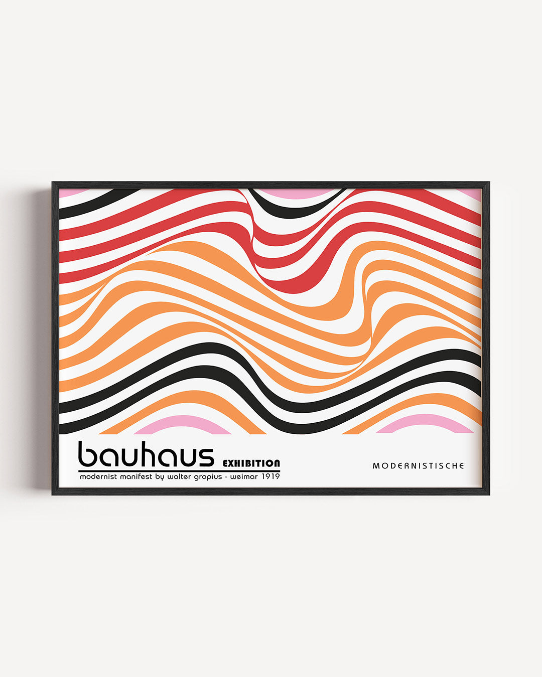 Golvend lijnenspel Poster