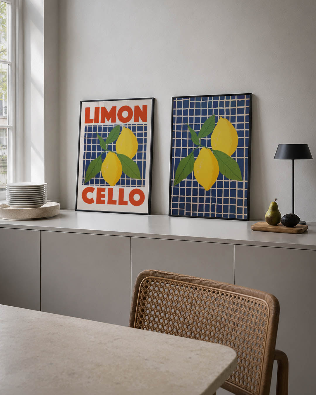 Citroen en raster Posterset