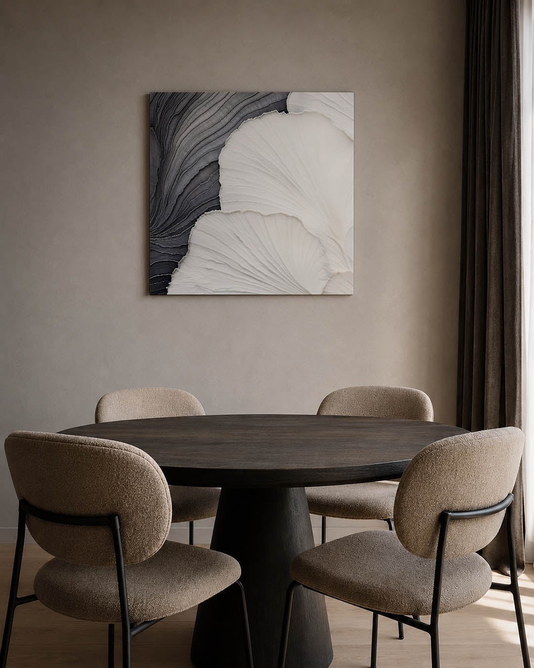 Organische lijnen Kunstwerk
