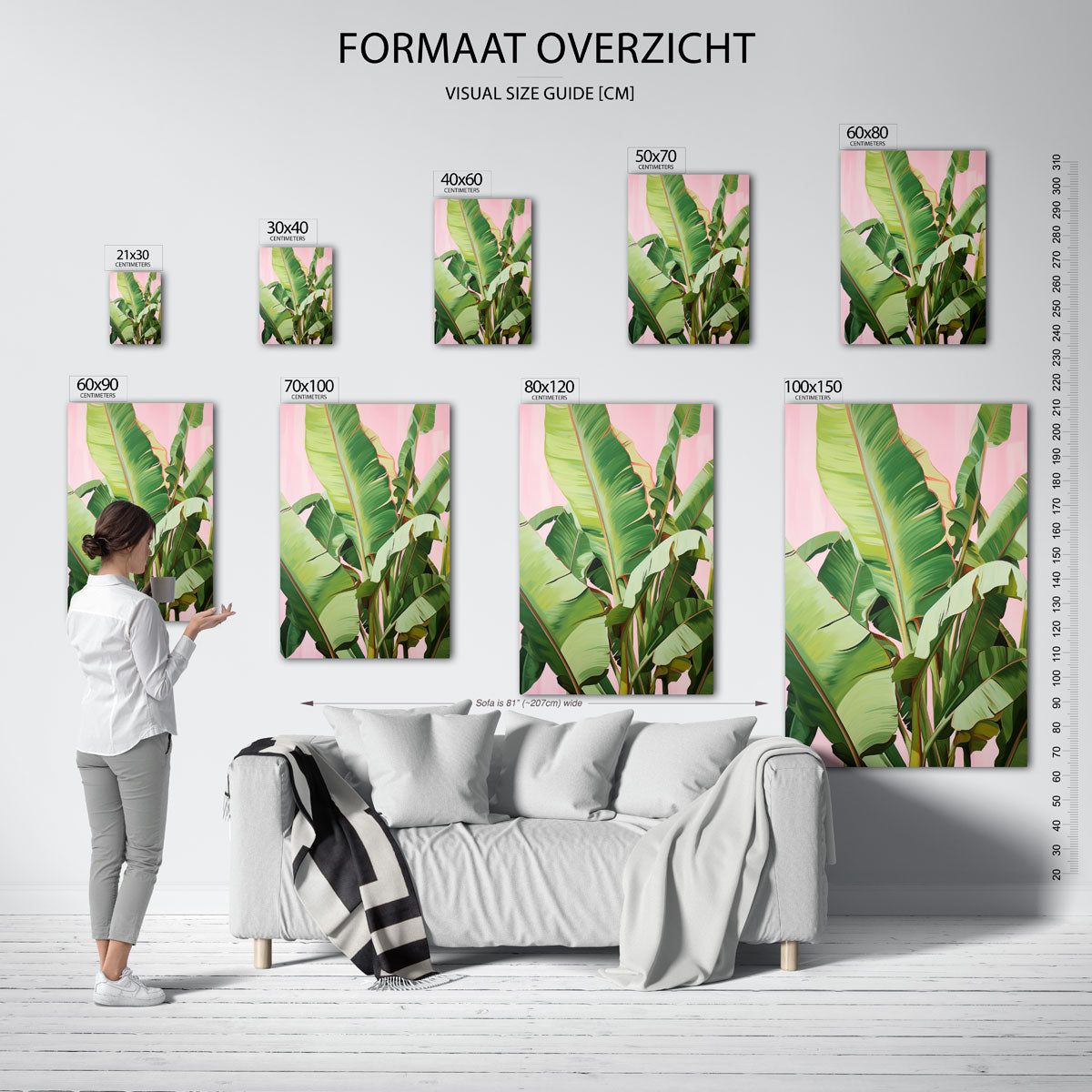 Banana bladeren Poster