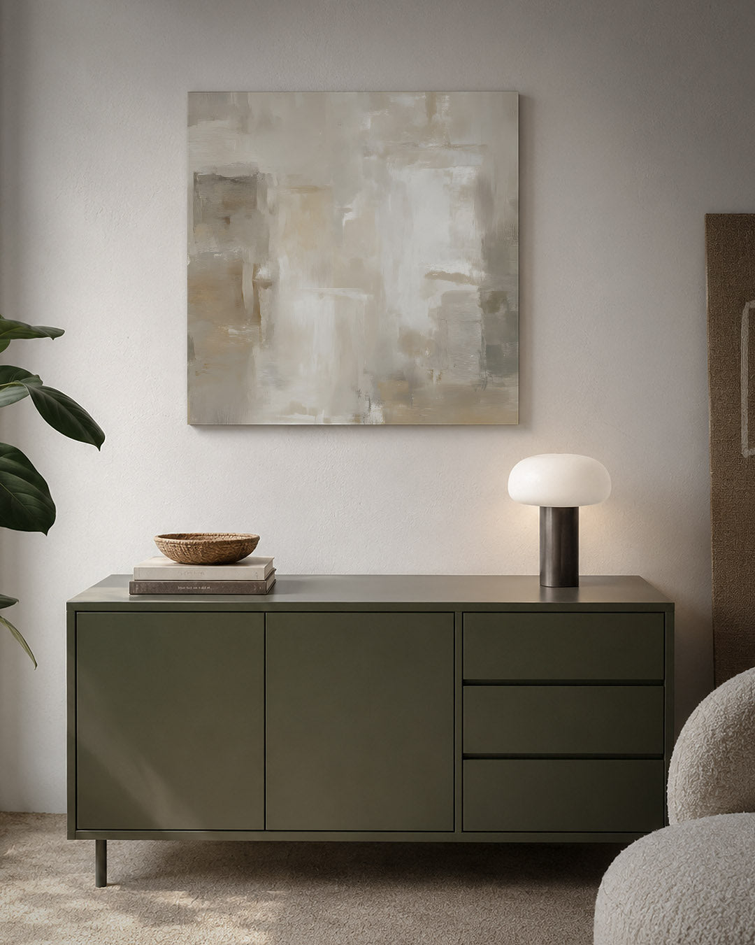 Zachte kleuren harmonie Kunstwerk