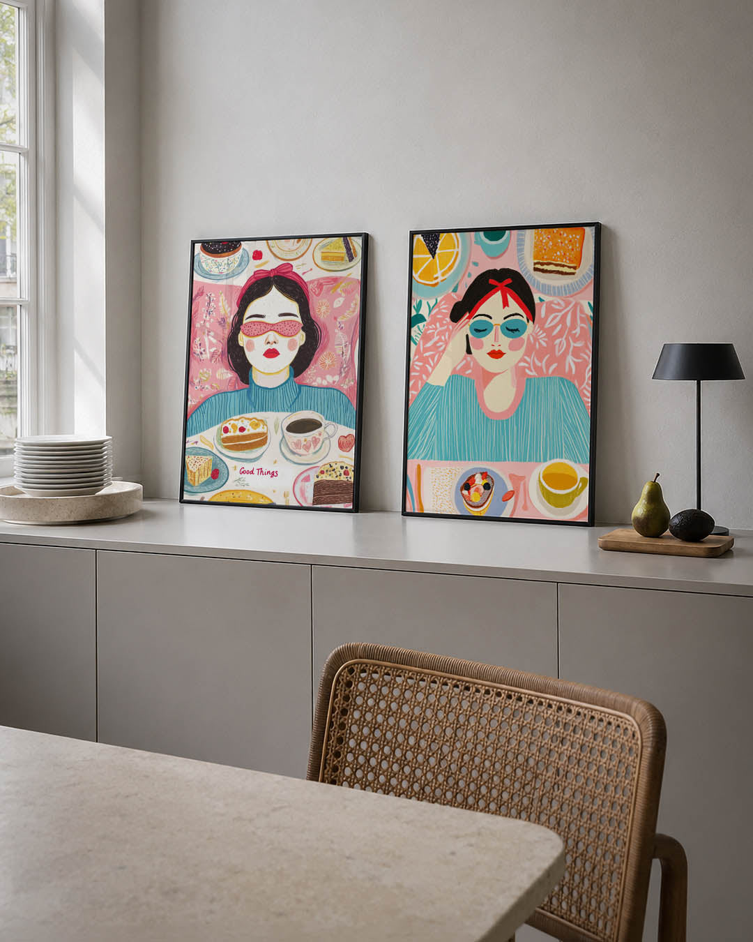 Kleurrijke ontspanning Posterset