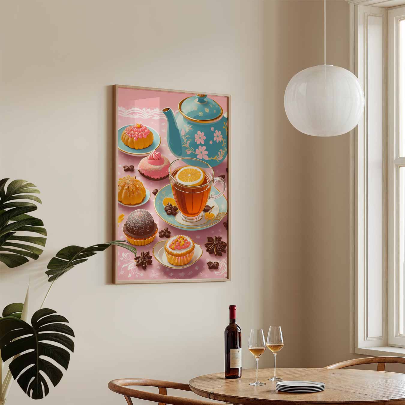 Vintage High Tea Poster-WallArtistic