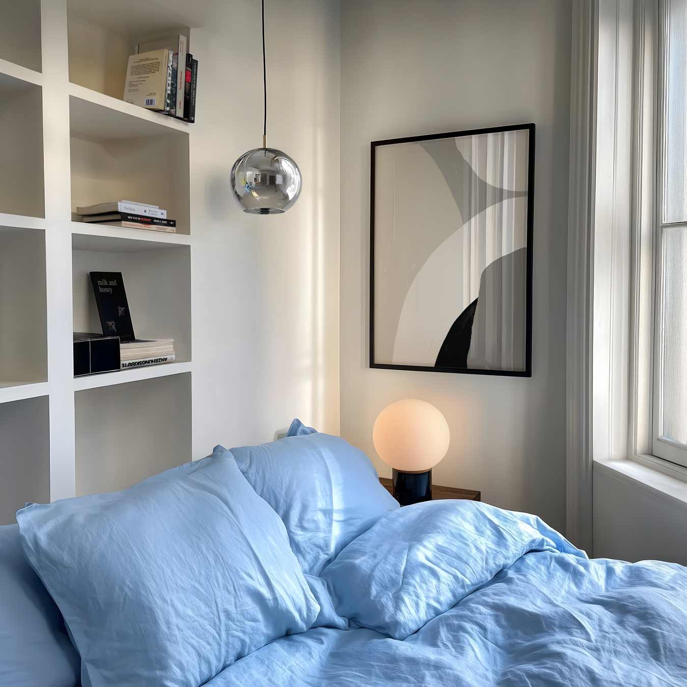 Minimalistische Abstracte Kleurcompositie Poster-WallArtistic