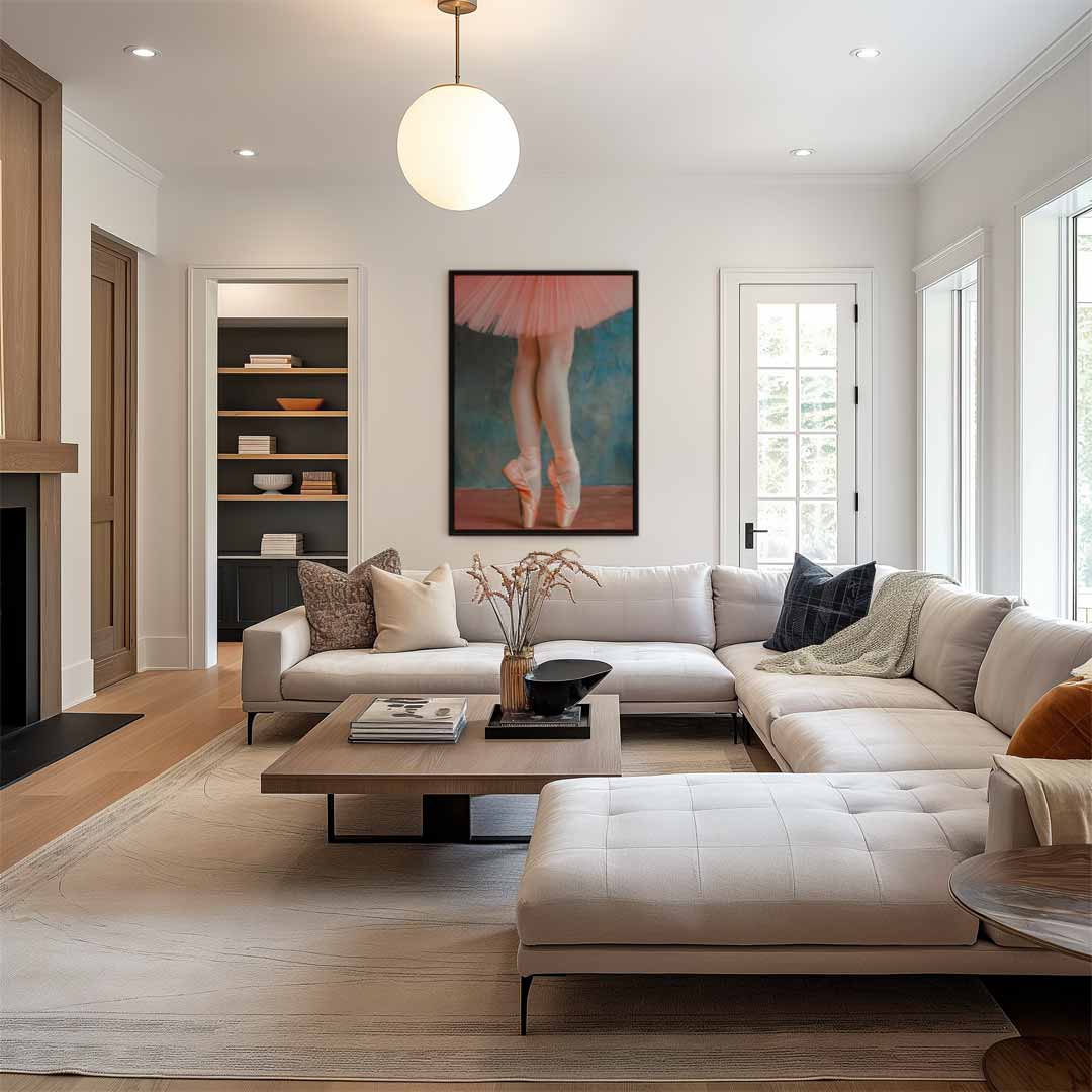Elegante Balletdroom Kunstwerk-canvas-dibond-plexiglas-wanddecoratie-WallArtistic